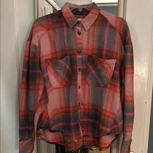 BDG- Plaid Button-Up Shirt